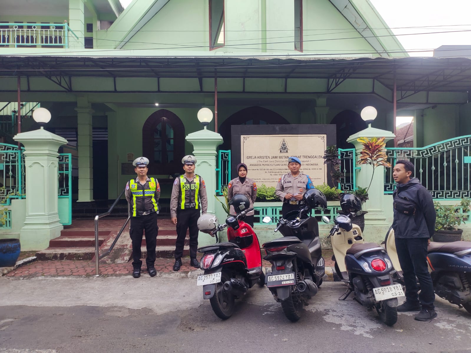 Peringatan Kenaikan Yesus Kristus di Trenggalek Kondusif, Polisi Kerahkan 146 Personel