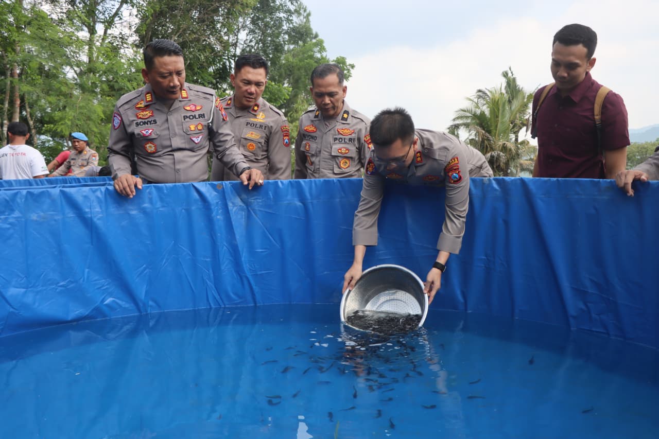 Berdayakan Ekonomi Lokal, SPPG Polri di Trenggalek Dirikan Kolam Budidaya Ikan Lele Berkualitas