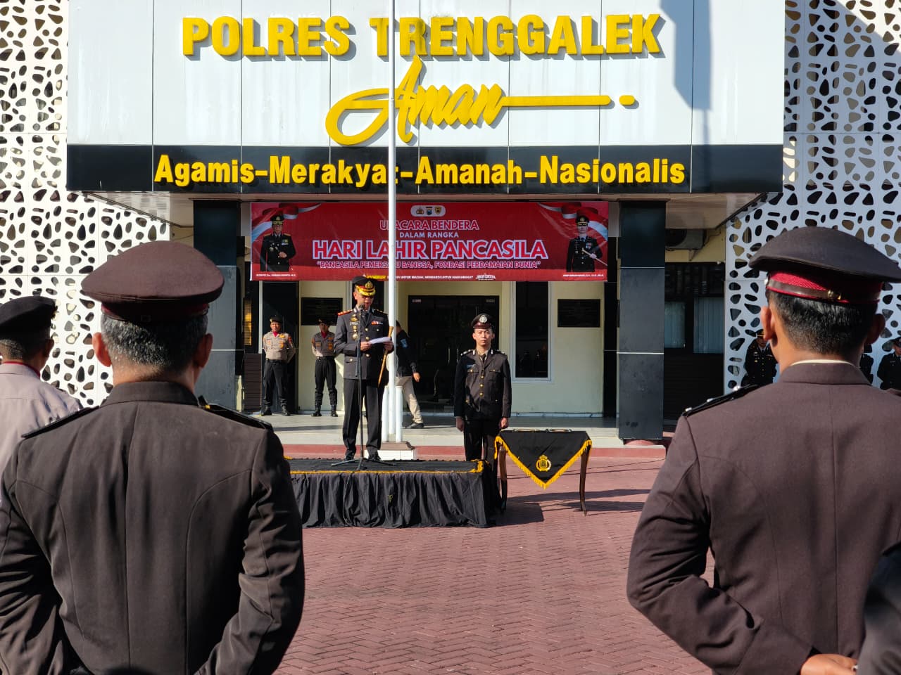 Upacara Hari Lahir Pancasila, Kapolres Trenggalek: Kokoh Sebagai Pemersatu dan Fondasi Perdamaian Dunia
