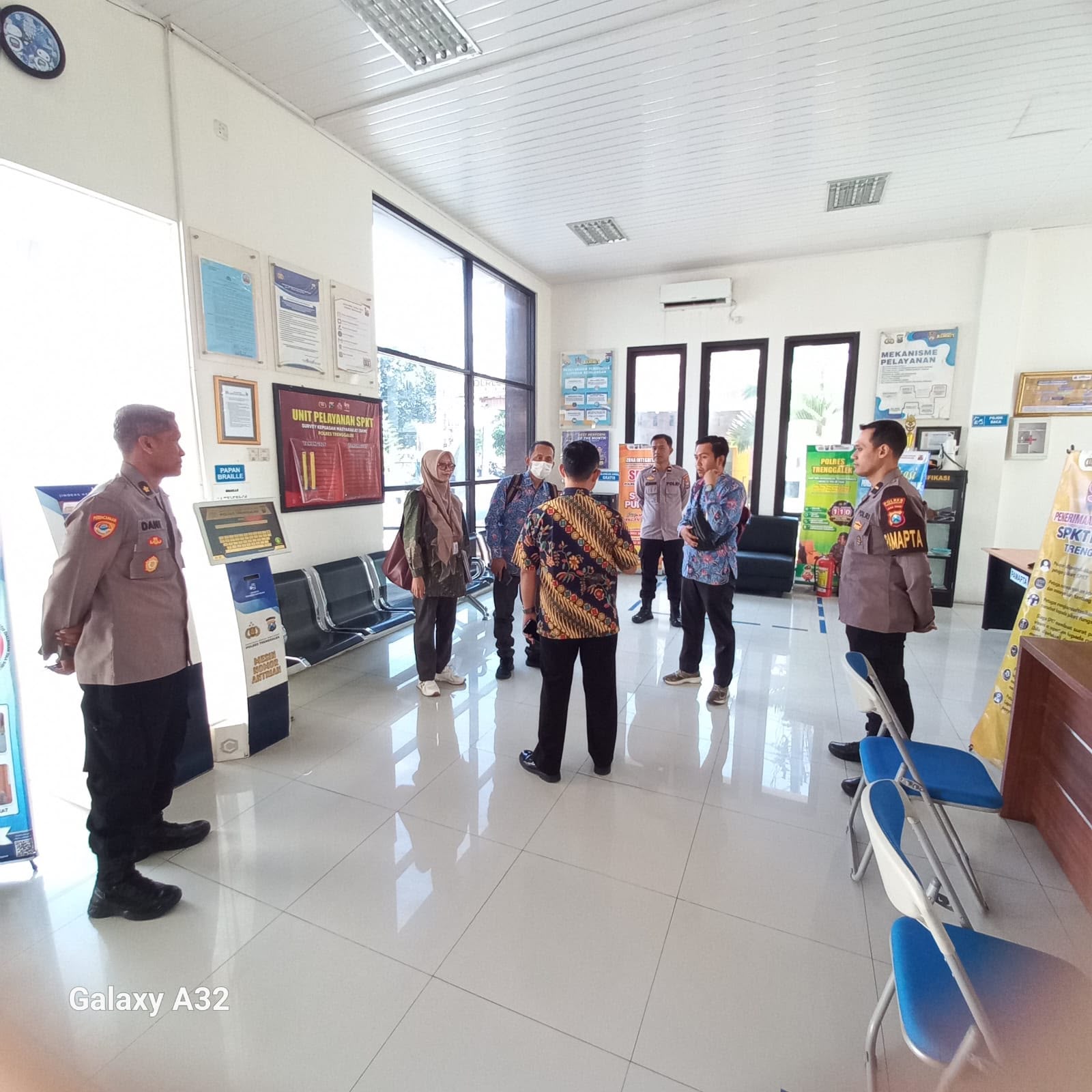 Tim Ombudsman RI Kunjungi Polres Trenggalek, Tinjau Pelayanan Publik