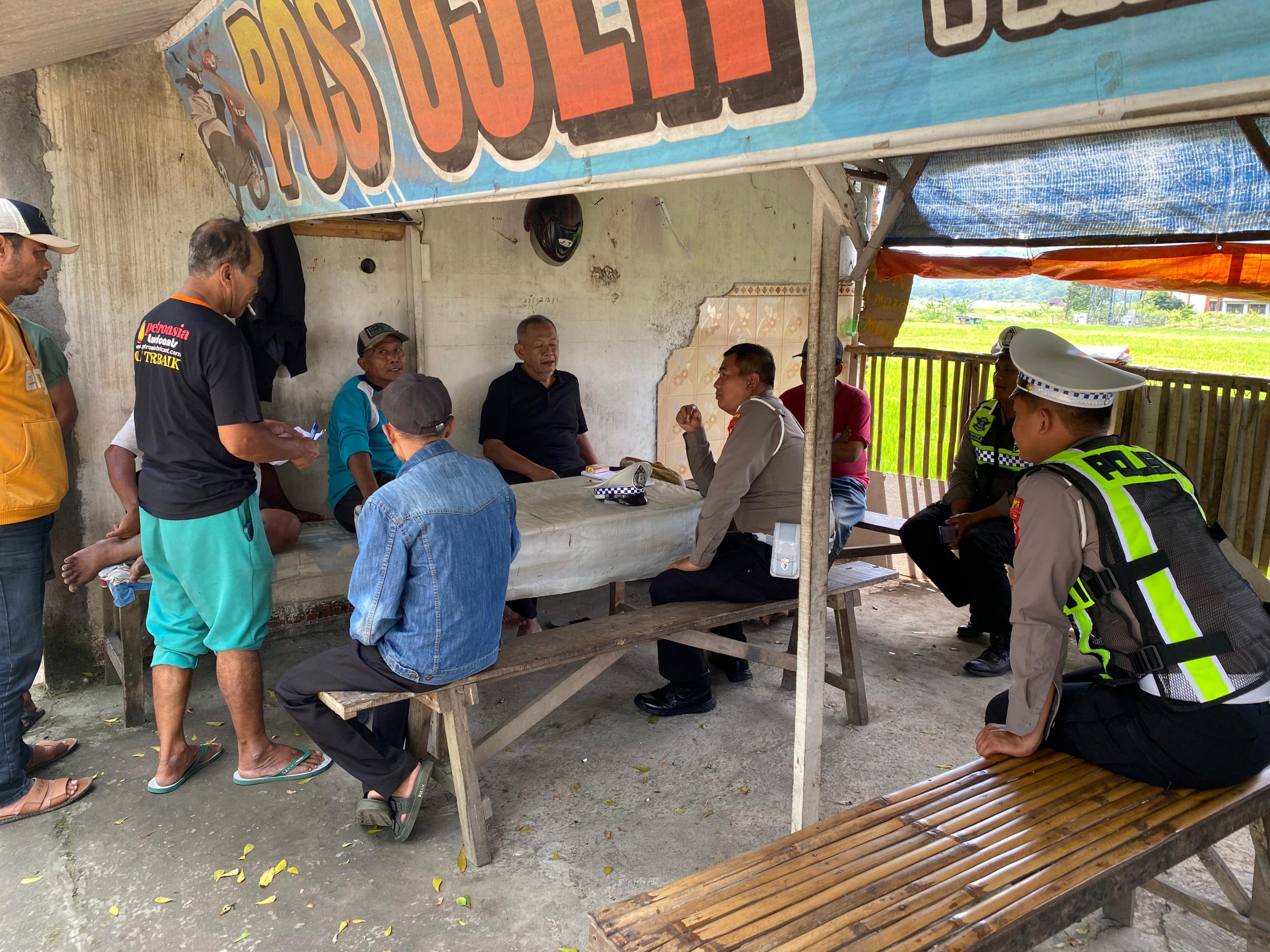 Edukasi Tertib Berlalu Lintas, Polres Trenggalek Sasar Komunitas Opang