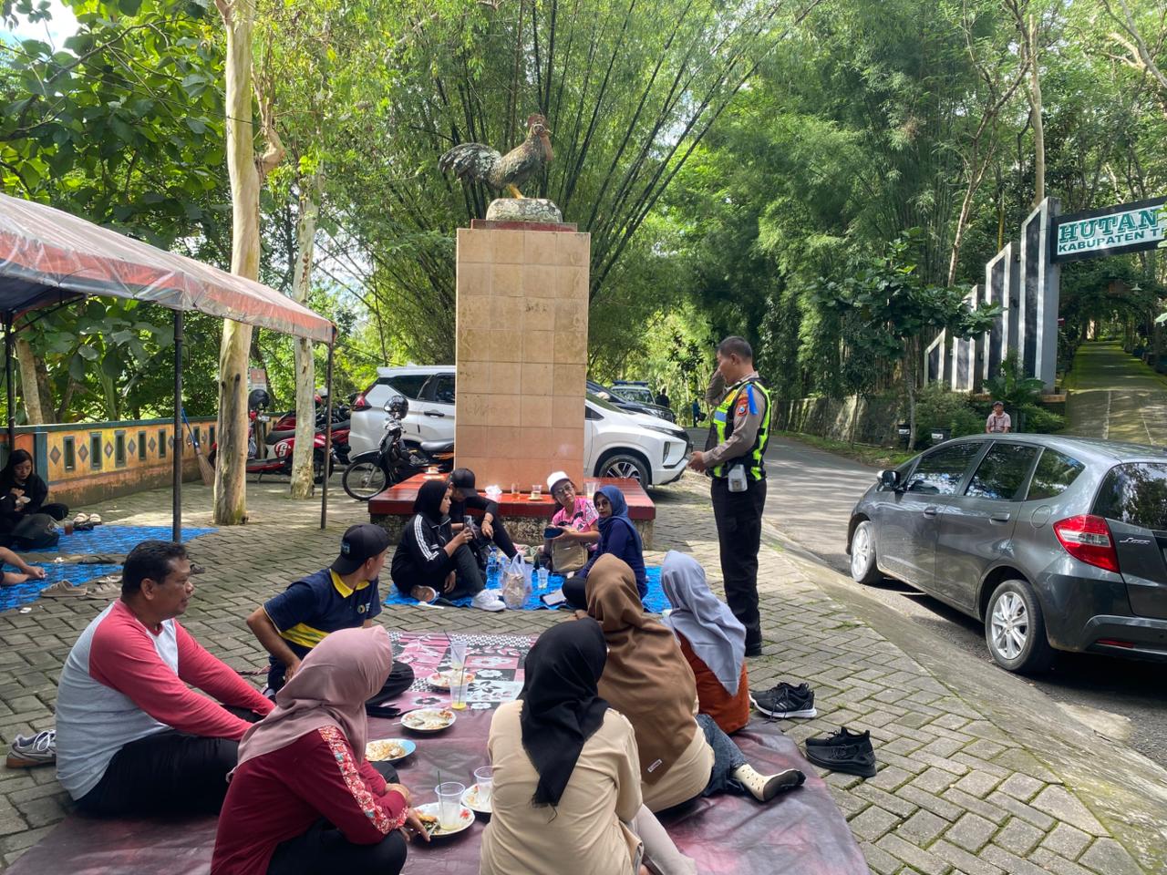 Kampanye Tertib Lalin, Operasi Keselamatan Semeru 2026 Sasar Pengunjung Wisata Huko,