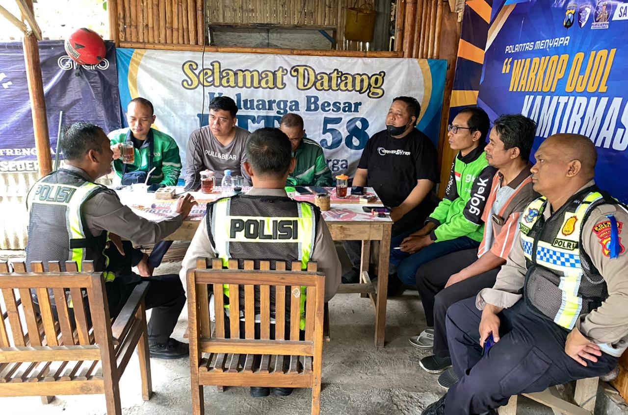Warkop Ojol Kamtibmas, Langkah Strategis Satlantas Polres Trenggalek Sukseskan Operasi Keselamatan Semeru 2026