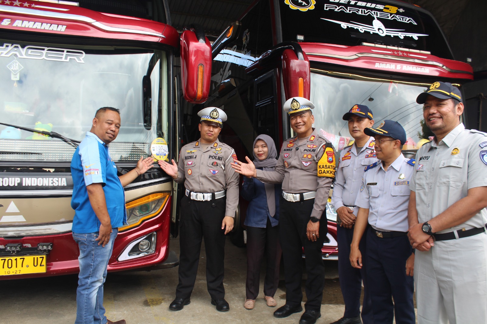 Pastikan Kelaikan Angkutan Umum dan Pariwisata di Trenggalek, Ditlantas Polda Jatim Gelar Inspeksi Mendadak