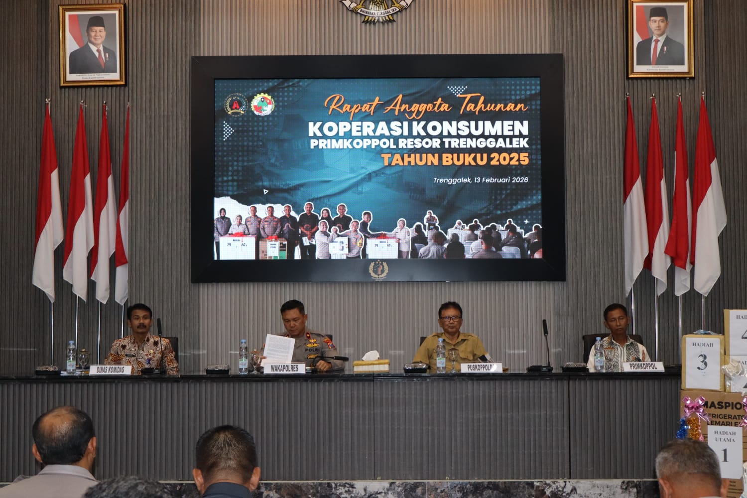 Wakapolres Trenggalek Buka RAT Primkoppol: Forum Tertinggi Kembangkan Koperasi